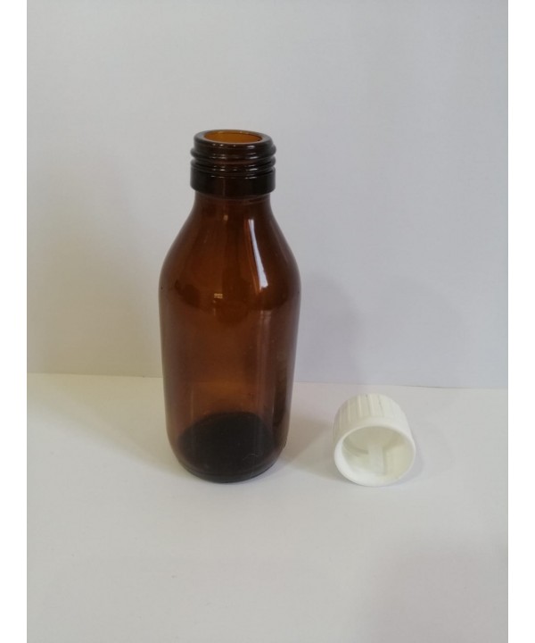 CAM ŞİŞE 100 ML + İÇTEN DAMLALIKLI KİLİTLİ KAPAK